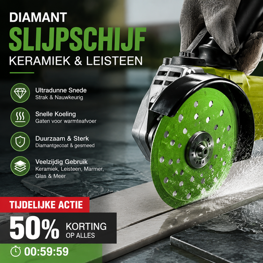 💎 Ultradunne Slijpschijf voor Keramiek & Leisteen | Strakke Sneden Zonder Afbrokkelen – Duurzaam & Precies – Koop 2 Krijg 3 Gratis