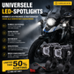 🎉 Aanbieding 2026 — Meer dan 40.000 verkocht! 🏍️ Universele LED-spotlights voor motorfietsen – Dubbele lichtbundel & waterdicht voor alle weersomstandigheden 💡